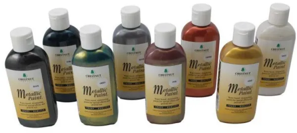 Chestnut Akrylfärg Metalliska Färger 100 ml - Rosa