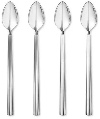 Georg Jensen Bernadotte caffe latte skedset, 4 st